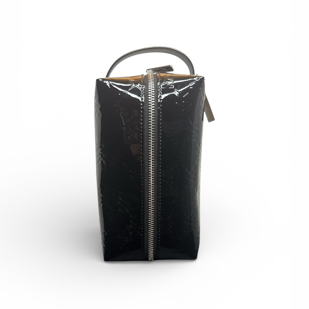 Michael Kors Glossy Black Toiletry Bag - Picture 2 of 6